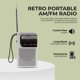 thumbnail image 2 of Radio AM/FM portátil Coby Retro Pocket con batería de 800 horas, 2 of 7