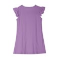 thumbnail image 6 of CHEEREAM Girls Summer Dress Flutter Sleeveless A-Line Sundress Casual Elegant Midi Dresses for 4-14 Years Purple 4 Years, 6 of 8