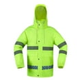 thumbnail image 7 of Men's Rain Suit High Visibility Reflective Work Rain Jacket Pants for All Sport Farm Fishing Motorcycle with Eye-Catching Reflective Strip, Durable Rain Gear M-3XL, 7 of 7