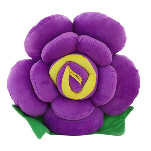 CNKOO Peluche Réaliste Toucher Doux PP Rembourrage Jouet Simulation Fleur de Rose Coussin Cadeau de Saint-Valentin