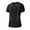 Black, variant on WRKEKC T-Shirts for Men Summer Solid Color Short Sleeve Round Neck Casual Athletic Top Short Sleeve Round Neck Casual Shirt