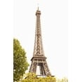 thumbnail image 2 of Millet, Karyn 23x32 White Modern Wood Framed Museum Art Print Titled - Eiffel Tower III, 2 of 4