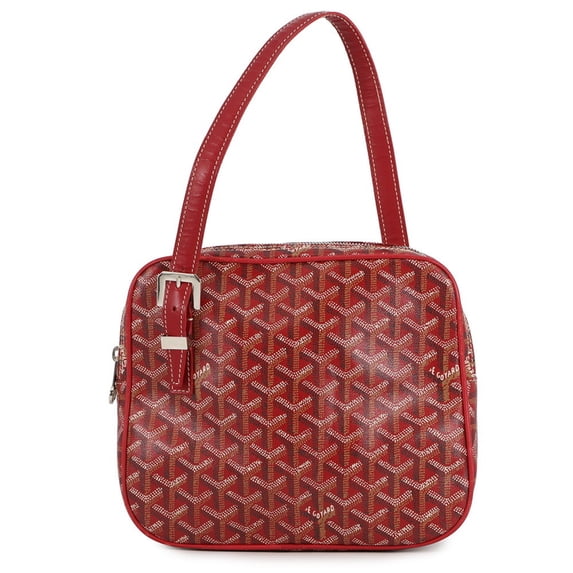 Pre-Owned Goyard Yona MM Leather Handbag GOYARD Women's