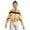 Gold, variant on iEFiEL Kids Girls Metallic Zipper Front Jacket Contrast Color Long Sleeve Coat Jazz Hip-Hop Dance Tops Silver 10