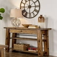 thumbnail image 2 of Alaterre Durango 54L Industrial Wood Console/Media Table with Two Shelves, 2 of 8