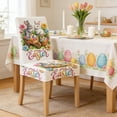 thumbnail image 6 of Linnome Easter Chair Back Cover Dining Seat Slipcover Festive Table Cloth Home Kitchen Decor, 6 of 7