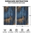 thumbnail image 2 of Gray Abstract Oil Painting Curtains-blackout Curtains Bedroom Decor Living Room Darkening Grommet Window Drapes 2 Panels Set 41"x63", 2 of 2