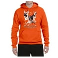 thumbnail image 2 of If It's Not a German Shepherd It's Just a Dog Gift | Mens Dog Lover Hooded Sweatshirt Graphic Hoodie, Orange, Medium, 2 of 3