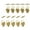 Golden, variant on DIY Clasp Toggle, Toggles For Jewelry Making, Beading Clasps And Closures, Jewelry Findings Toggle Clasps, Jewelry Clasps For Necklaces, 10Pcs/Set