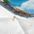 thumbnail image 4 of jejeloiu Beach Boardwalk Bedding,Coastal Scene Duvet Cover Full For Boys,Blue White,Reversible,3pcs,1 Duvet Cover and 2 Pillowcases, 4 of 6