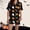 Orange, variant on siminsem Satin Pajamas Set for Women Cute Graphic Printed Button Front Short Sleeve Sleep Shirt and Matching Soft Shorts Loungewear Two Piece Pj Sets for Home, Orange,L