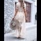 thumbnail image 5 of Vestido de Novia de Encaje Floral con Cuello en V y Corta para Mujer, Vestido para Dama de , Cóctel o Fiesta L, 5 of 10