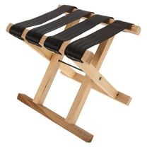 OHOIOLLA Folding Stool Black for Travel 1Pcs 11X11X9.3In
