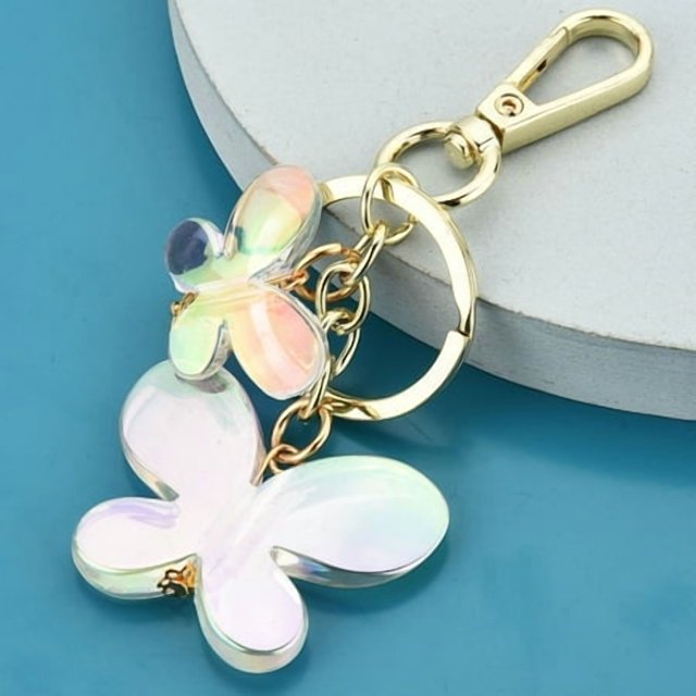 Keychain Pendant Acrylic Bag Handbag Belt Accessory Backpack Hanging Keyring Decoration Fashion Stylish Key Chain Craft Girl Decorative Insect