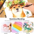 thumbnail image 6 of CCOCC 180-Color Artist Colored Pencils Set for Adult Coloring Books, Soft Core, Professional Numbered Art Drawing Pencils with Gift Tin Box for Sketching Shading Blending Crafting, 6 of 7