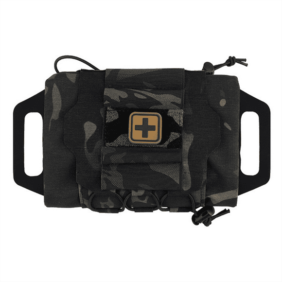 Quick Deployment Kit Outdoor Quick Pull Medical Kit Outdoor Hunting Camping Emergency Survival Kit Dark Camouflage,1 x Camping Emergency Survival Kit,Dark Camouflage