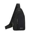 thumbnail image 4 of VANLOFE Crossbody Bag Chest Bag Shoulder Backpack With Headphone Hole for Men and Women, 4 of 6