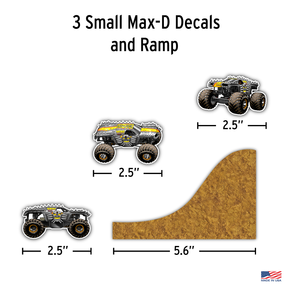 Buy Monster Jam Maximum Destruction MaxD Truck 9 Piece Licensed