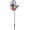 Feista with Sail, variant on In the Breeze 2613 — 13-inch Fiesta Double Spinner with Wind Sail — Colorful Pivoting Wind Spinner for Yards and Gardens