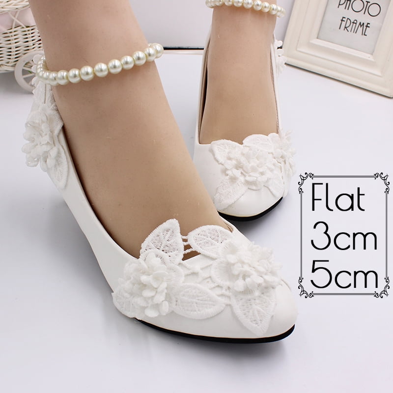 womens flat wedding shoes