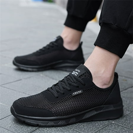 

Chnzic Fashion Summer Men Sneakers Breathable Mesh Lightweight Comfortable Casual Shoes
