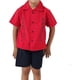 thumbnail image 2 of Guayabera para Bebé Pañalero con Short, Conjunto Mexicano de 2 Piezas para Niño, Guayabera Infantil de Manga Corta, 2 of 4