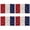 #06, variant on 4th of July Dish Drying Mat,Blue White Red Square Stripes Pattern,Independence Day Decor Draining Mats Microfiber Absorbent Decor Kitchen Coffee Bar Accessories,17.7x11.8 Inch