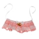 thumbnail image 4 of Perro mascota dulce terileno encaje cuello bufanda con campana , Rosado, S S Jinwen Collar del pañuelo del gato, 4 of 8