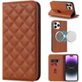 thumbnail image 2 of Suitable for iphone15promax flip magnetic wireless charger phone leather case, 2 of 12