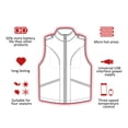 thumbnail image 4 of Spostyle Boys Girls Heated Vest USB Charging Children Teenager Heating Jacket Smart Camouflage Heated Coat Outdoor Kids Gifts For 120-180cm Height With 10000mAH Battery Optional, 4 of 7