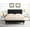 Black, variant on Full Upholstered Platform Bed Frame with 48" Tall Adjustable Headboard - Button Tufted Suede Bed - Beige - Oliver & Smith - Princeton