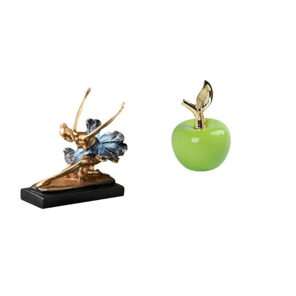 Figura decorativa de bailarina de ballet, estatua de bailarina, regalo para escritorio, decoración de chimenea, restaurante, estatua decorativa, arte