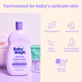 thumbnail image 4 of (2 pack) Baby Magic Lavender and Chamomile Calming Baby Lotion, Hypoallergenic, 16.5 oz., 4 of 7