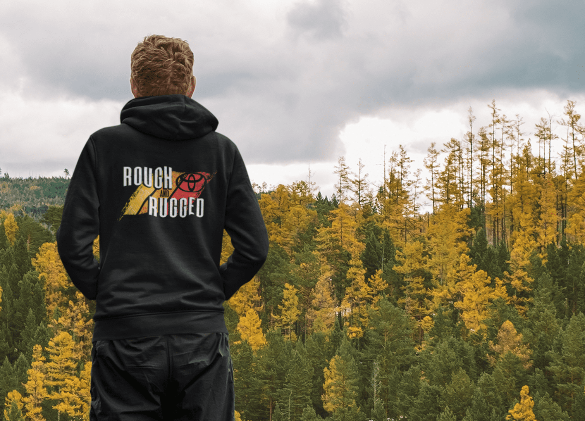 Toyota Rough and Rugged Zip-Up Hoodie
