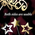 thumbnail image 2 of STARLIGHT- Blue Birthday Cake Topper Set 6 Piece Double Sided Stars Food Safe Decor, 2 of 5