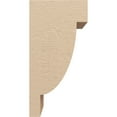 thumbnail image 3 of 9"W x 9"D x 18"H Wide Alpine Rough Cedar Woodgrain TimberThane Corbel, Primed Tan, 3 of 6