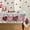 Pink, variant on Valentine''s Day Tablecloth 60×84 Inch Rectangle, Buffalo Plaid Pink Love Hearts Washable Table Cover for Party Picnic Dinner Decor