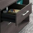 thumbnail image 4 of Pemberly Row Low Storage Cabinet with Drawers in Storm Gray - Engineered Wood, 4 of 7