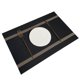thumbnail image 3 of Mantel individual de PVC para mesa de comedor, 45 x 30 cm, mantel individual de lino, accesorios elegantes para copas de vino, manteles individuales decorativos para mesa, 3 of 5