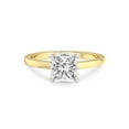 thumbnail image 3 of 2 Carat IGI Certified Princess Shape Lab Grown Diamond Engagement Ring | 14K Yellow Gold | Mystic Secret Halo Lab Diamond Ring | FG-VS1-VS2 Quality Friendly Diamonds, 3 of 4