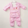 thumbnail image 2 of Ketyyh-chn99 0-3 Months Baby Girl Clothes Baby Stuff For Newborn 2 Short-Sleeved Jumpsuits+Long-Sleeved Jumpsuit+Pants+Bib+Hat 6PCS Size for 0-3 Months,Pink, 2 of 5