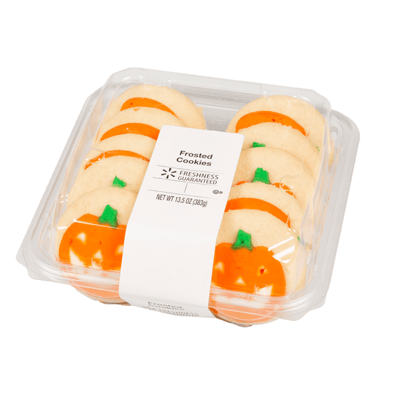 Freshness Guaranteed Pumpkin Frosted Cookies, 13.5 oz, 10 Count