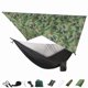 thumbnail image 1 of Hamaca para acampar, mosquitera y dosel para hamaca, hamaca portátil de nailon, correas para árbol con mosca para la lluvia, para senderismo, Camping, viajes de supervivencia, 1 of 4