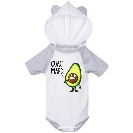 

Inktastic Guacward Avocado Humor Gift Baby Boy or Baby Girl Bodysuit