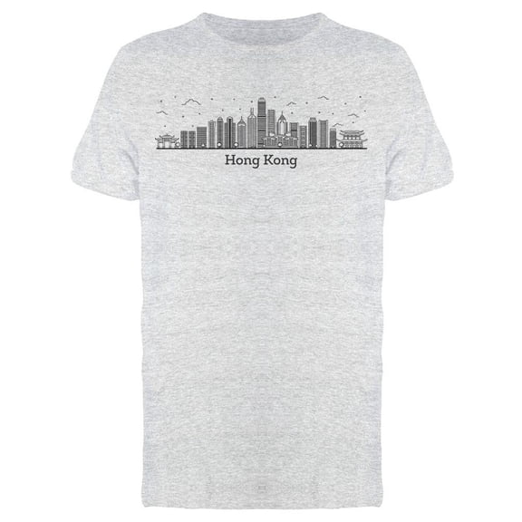Outline Hong Kong China Tee Men's -Image by Shutterstock