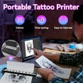 thumbnail image 3 of PeriPage Pino Wireless Tattoo Stencil Printer - Portable Thermal Transfer Machine for Pro & Beginner Tattooists, Compatible with Phone, Pad & PC, 3 of 8