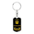 thumbnail image 1 of Pharaoh Hound Keychain Stainless Steel or 18k Gold, 1 of 8