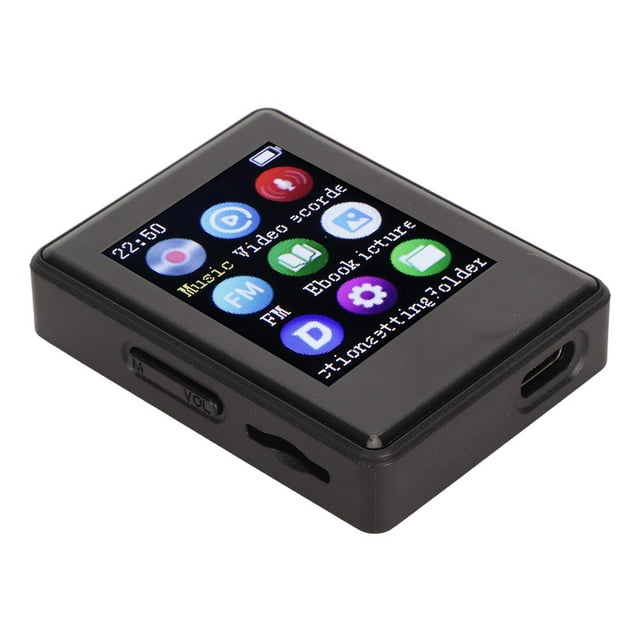 Mp3 Player, 5.0 1.77 Inch Screen Mp3 Mp4 Player Music Player Mp3 & Mp4 Players With HiFi FM Radio Recording Electric Book Photo for Music Enthusiasts