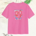 thumbnail image 1 of Camisetas para mujer, camiseta para mujer, camisetas básicas, trajes de moda, camisetas de manga corta, camisetas de verano para caminar, compras, via XL, 1 of 8