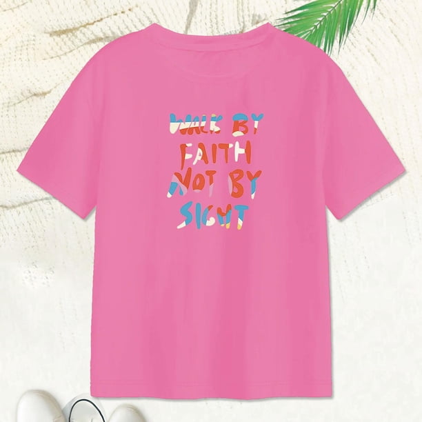 Camiseta para mujer, camiseta para mujer, camiseta básica, trajes simples de moda, camisetas de manga corta, camisetas de verano para deportes, oficina, Camping Rosa Rosa
